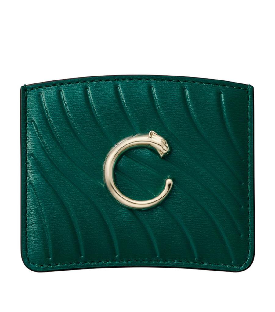 すぐ届く*Cartier*カルティエ*PANTHERE DE CARTIER CARD HOLDER Simple card holder, Panthère C de Cartier