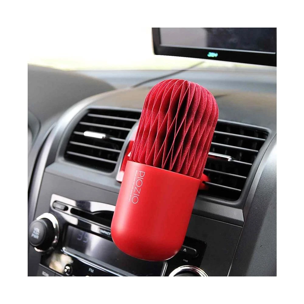 Hitrons Solutions Natural Water Non-Electric Personal Capsule Humidifier for Car Vent, Red 3