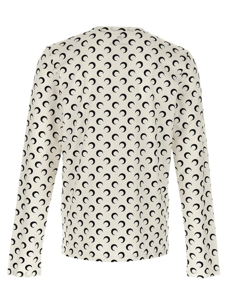 MARINE SERRE Marine Serre Moon Printed Long Sleeved T-Shirt 2