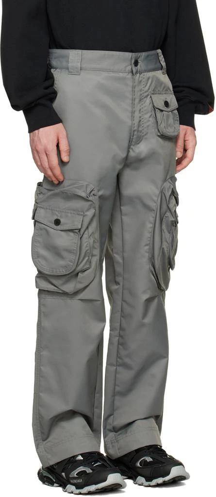 Heron Preston Gray Ex-Ray Cargo Pants 2