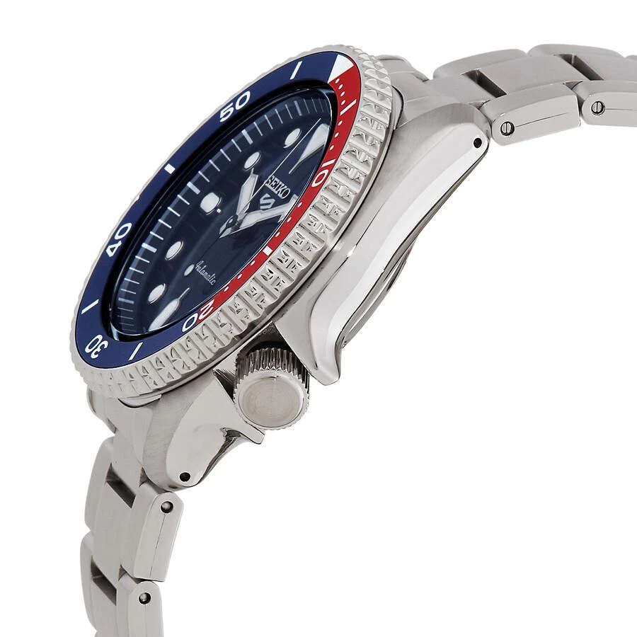 Seiko 5 Sports Automatic Blue Dial Pepsi Bezel Men's Watch SRPD53K1 2