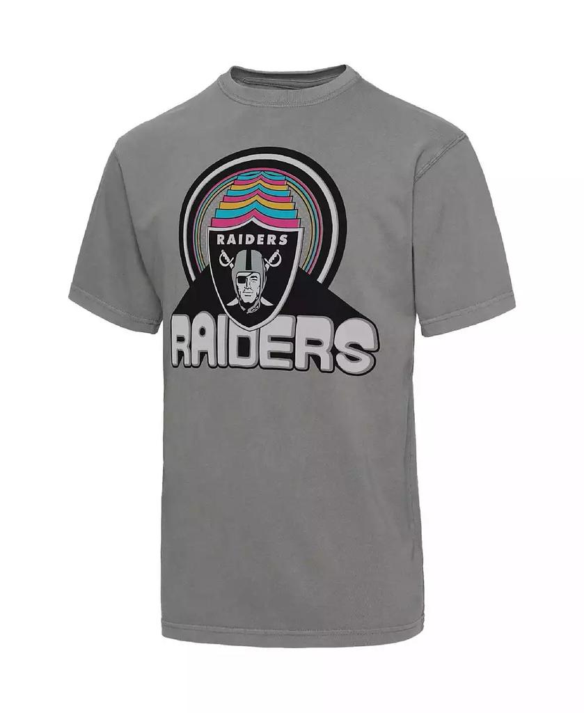 Junk Food Men's Graphite Las Vegas Raiders Wonderland Infinity Vibe T-shirt