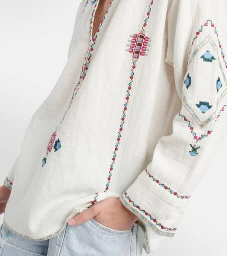 Isabel Marant Clarisa embroidered blouse 5