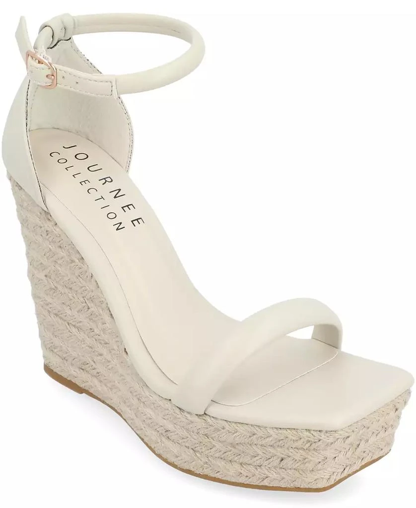 Journee Collection Women's Olesia Platform Wedge Sandals 1