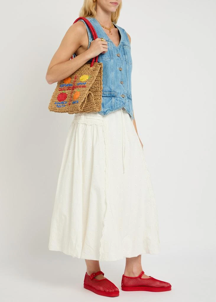 DAMSON MADDER Helly panelled denim gilet 4