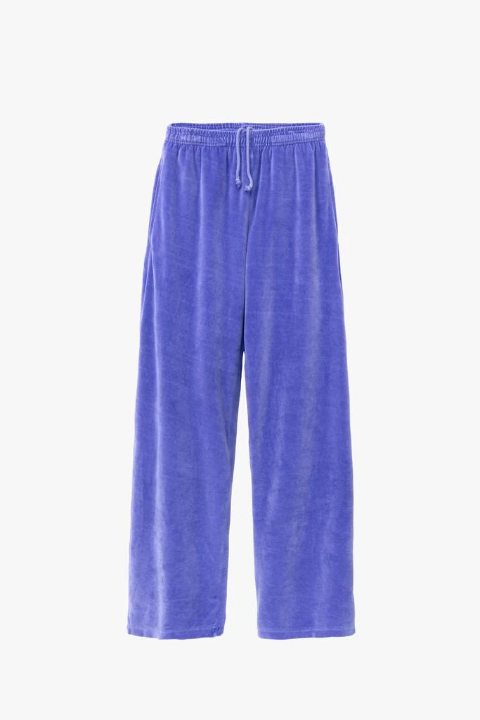 Los Angeles Apparel VLR315GD - Garment Dye Velour Lounge Pant 14