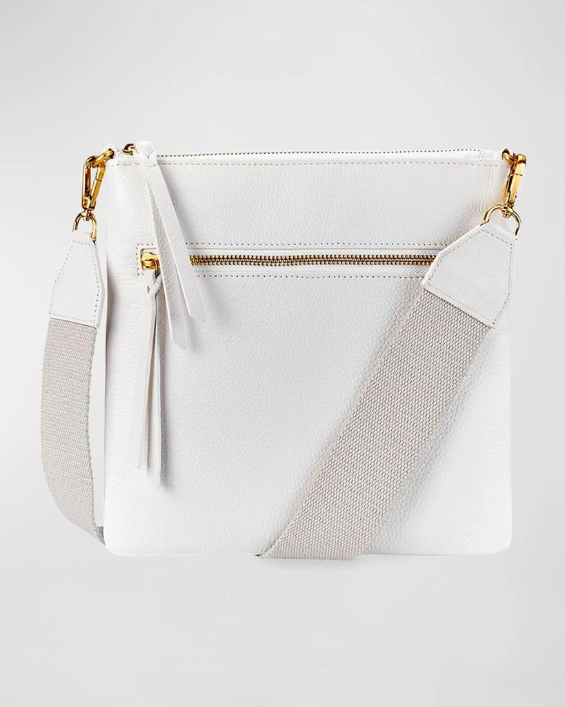 Gigi New York Kit Zip Pebble Leather Crossbody Bag 1