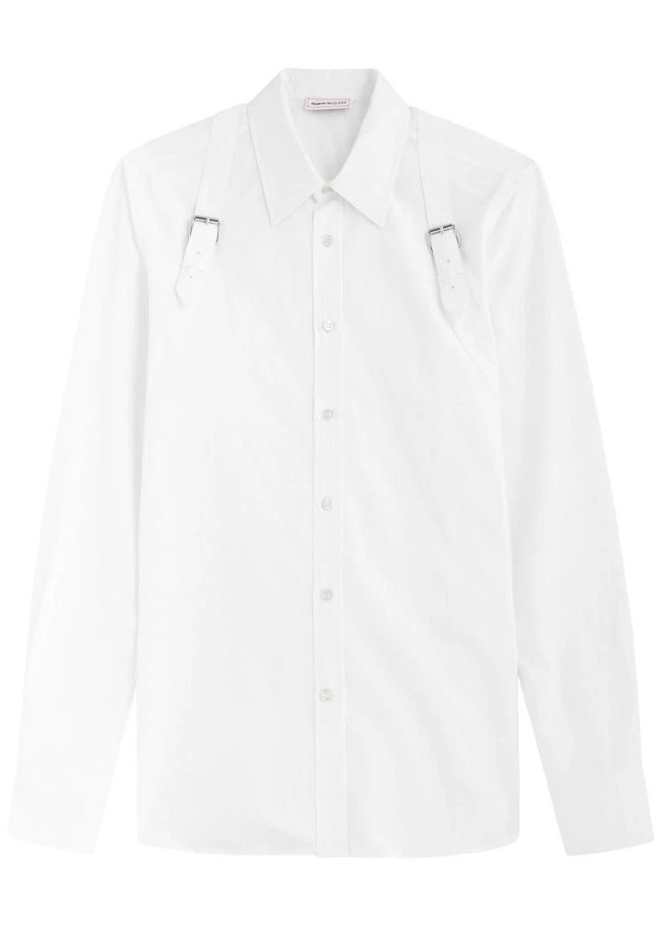Alexander McQueen Harness cotton-poplin shirt 1