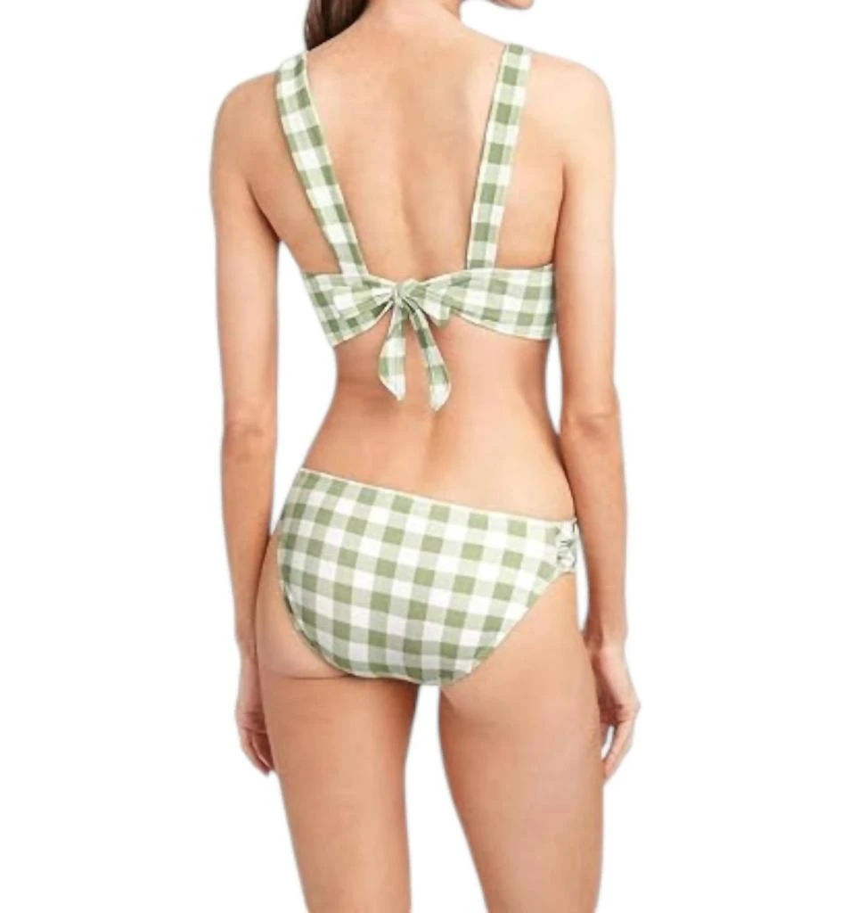 Robin Piccone Jemma V Neck Bikini Top In Agave 2