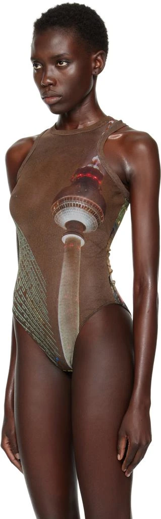 Jean Paul Gaultier Brown Shayne Oliver Edition Bodysuit 4