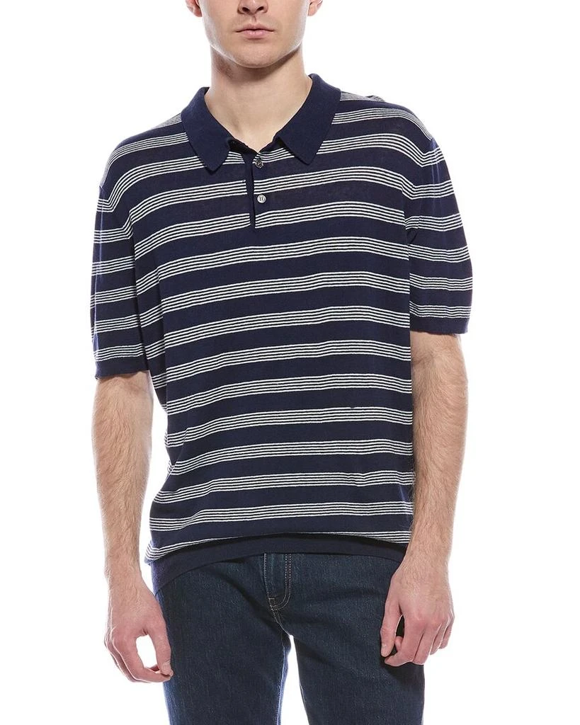 Slate & Stone Linen-Blend Polo Shirt 1