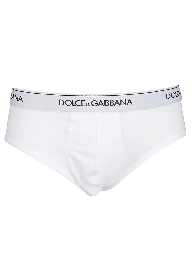 Dolce 
Gabbana Dolce 
Gabbana Two-Pack Logo-Waistband Briefs