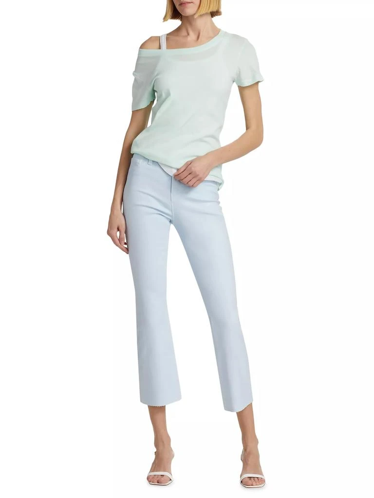 L'Agence Kendra High-Rise Cropped Flare Jeans 2