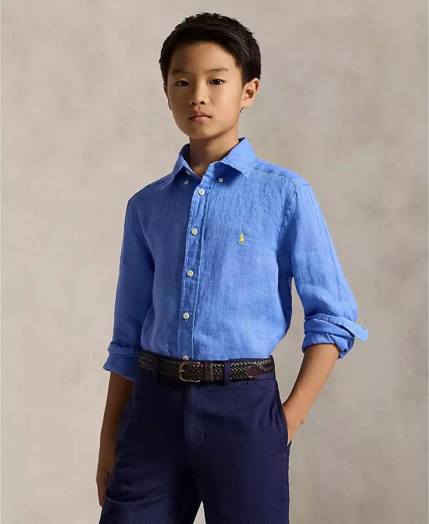 Ralph Lauren Boys 8-20 Linen Shirt
