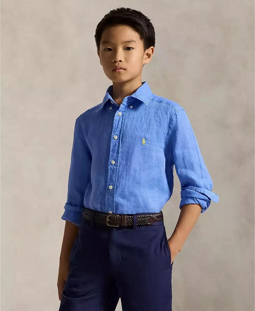 Ralph Lauren Boys 8-20 Linen Shirt 1