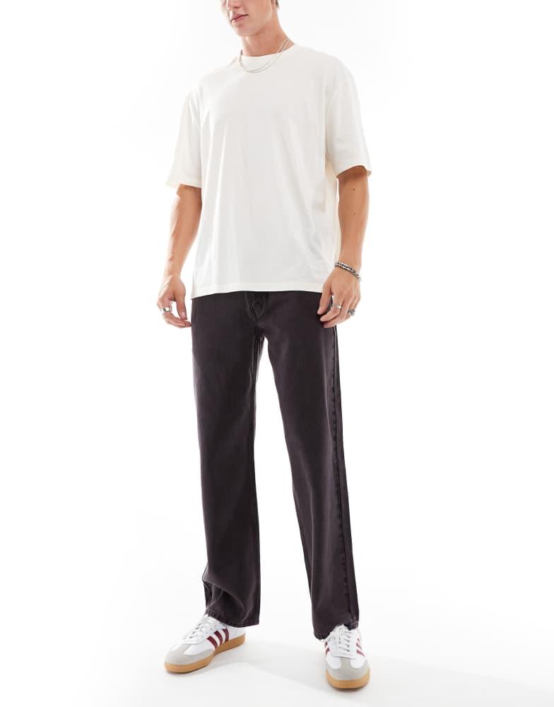 Levi's 565 '97 loose straight fit jeans in washed black with
