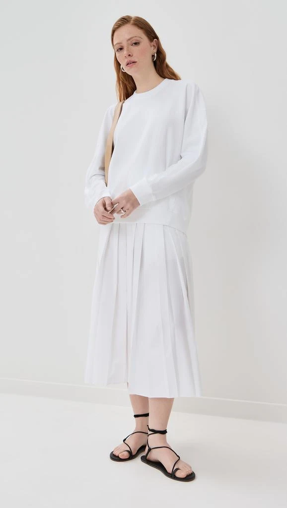 Tibi Lightweight Crew Neck Sweatshirt 4