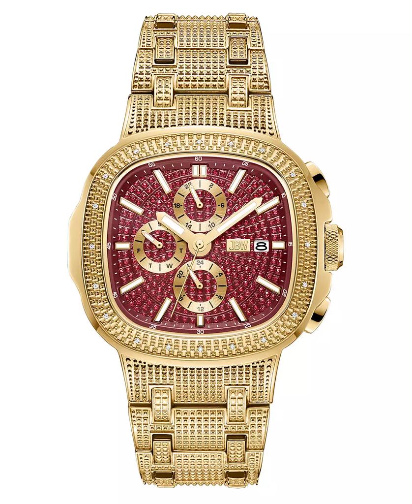 Jbw Men's Heist Multifunction 18K Gold Plated Stainless Steel Watch
