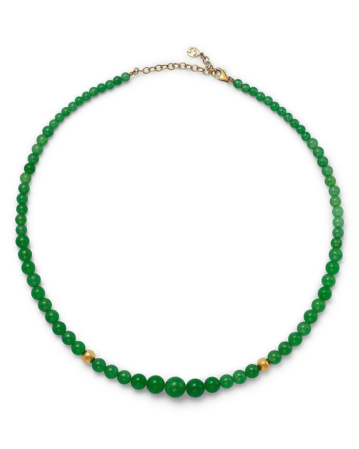 Bloomingdale
s Fine Collection Dyed Jade Beaded Graduated Collar Necklace in 14K Yellow Gold, 18"
