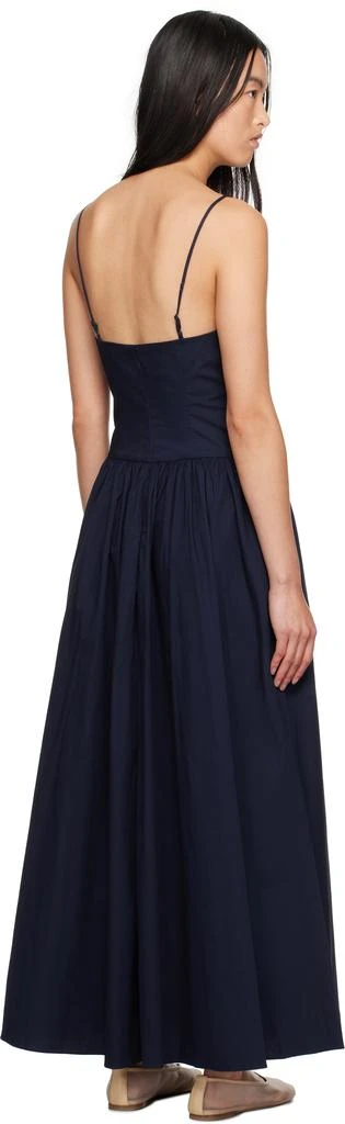 Staud Navy Dena Midi Dress 3