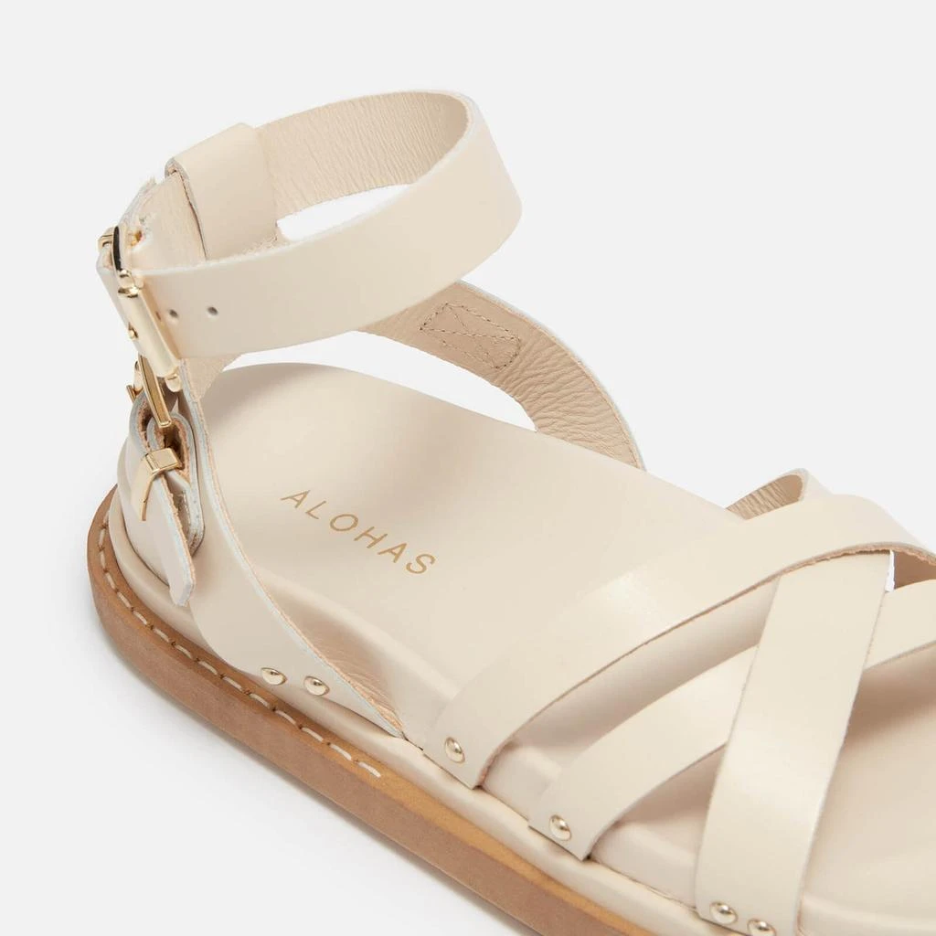 ALOHAS ALOHAS Women's Buckle Up Leather Sandals 4