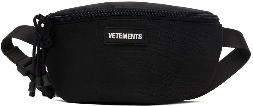 Vetements Black Logo Belt Bag 1
