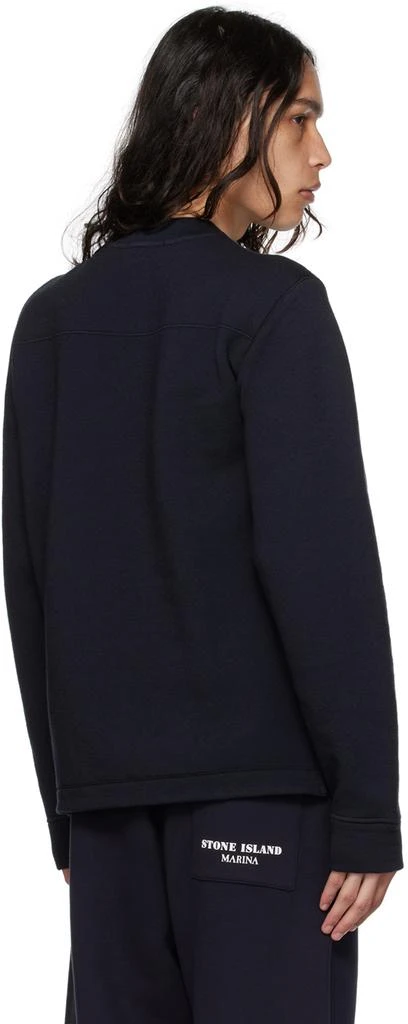 Stone Island Navy Crewneck Sweatshirt 3