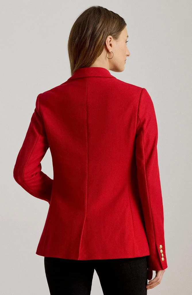 Ralph Lauren Bullion Jacquard Logo Patch Cotton Blend Blazer 7