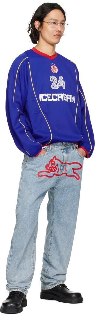 Icecream Blue Running Dog Denim Jeans 4