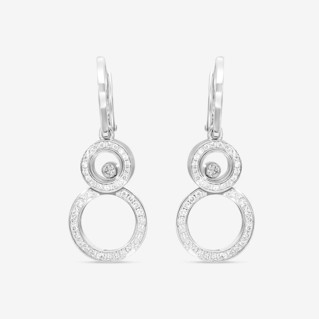 Chopard Chopard Happy 8 18K White Gold Diamond Drop Earrings 839209-1002 3