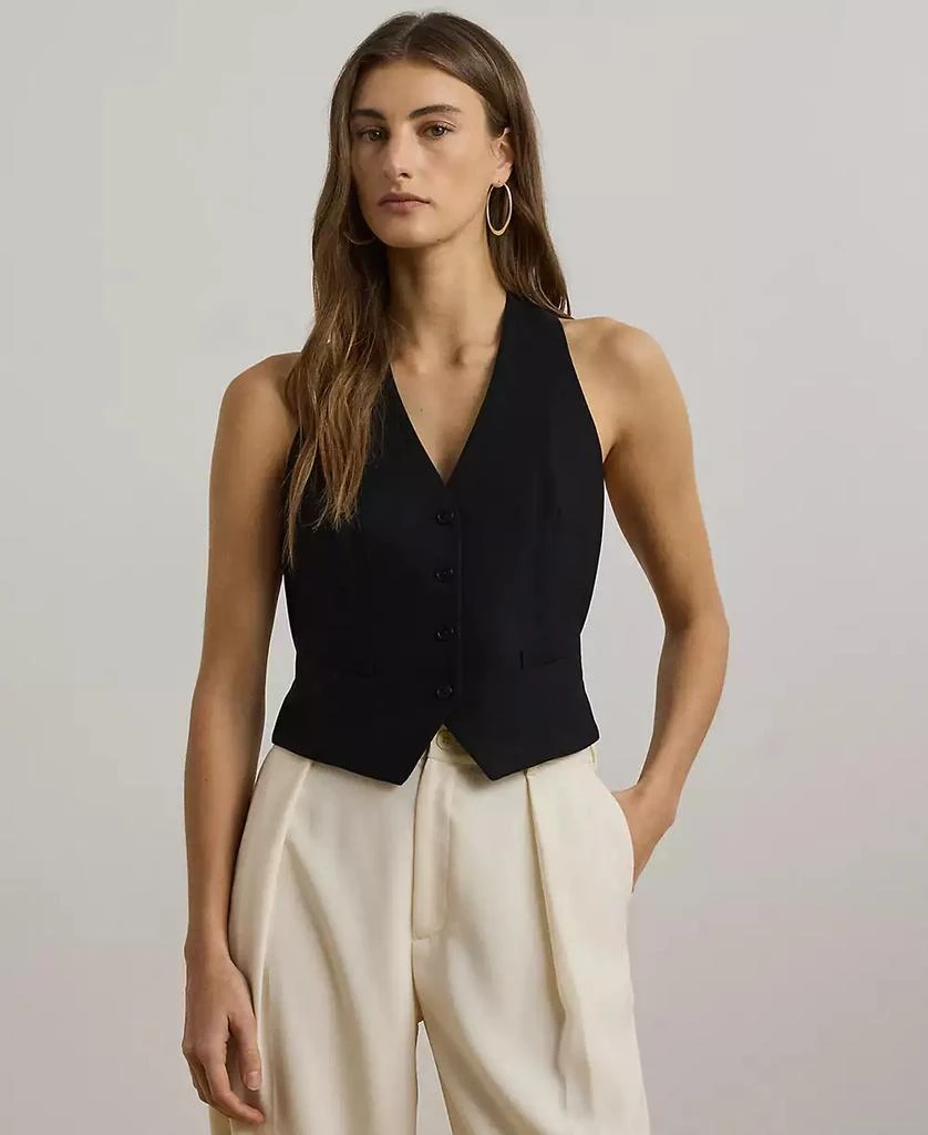 Ralph Lauren Petite Cotton-Blend Vest 1