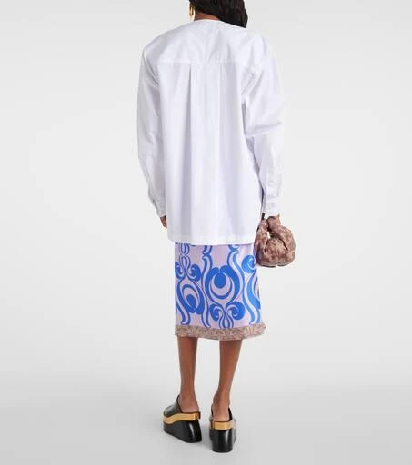 Dries Van Noten Embellished cotton poplin blouse 3