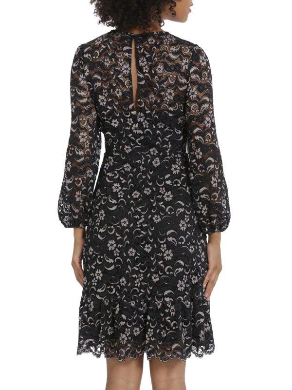 aurora fit and flare dress Ispirato ISN800 Aurora Print Fit and Flare Dress