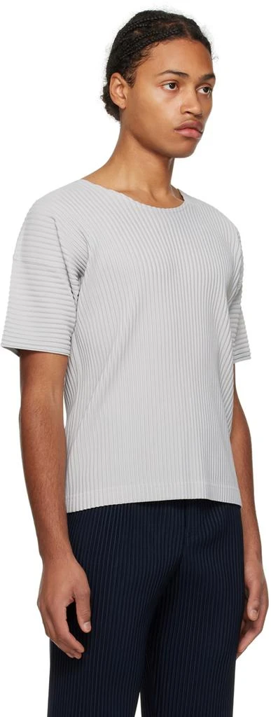 Homme Plissé Issey Miyake Gray Basics T-Shirt 2