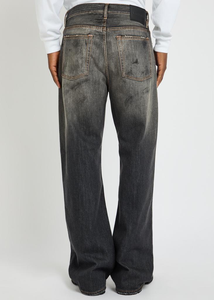 Acne Studios Paint-splatter straight-leg jeans - Jeans