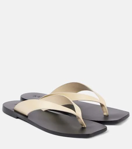 A.Emery Kinto leather thong sandals 1
