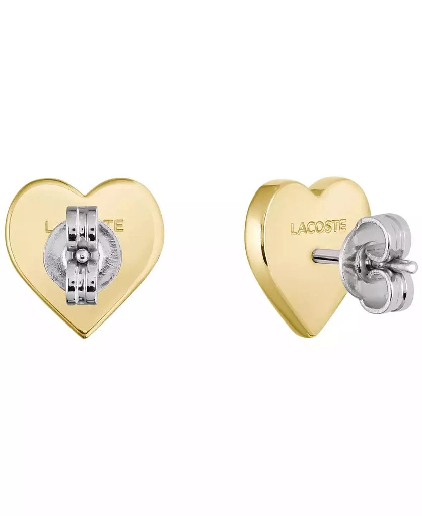 Lacoste Women's Love My Croc Yellow Gold IP Plated Earrings 3