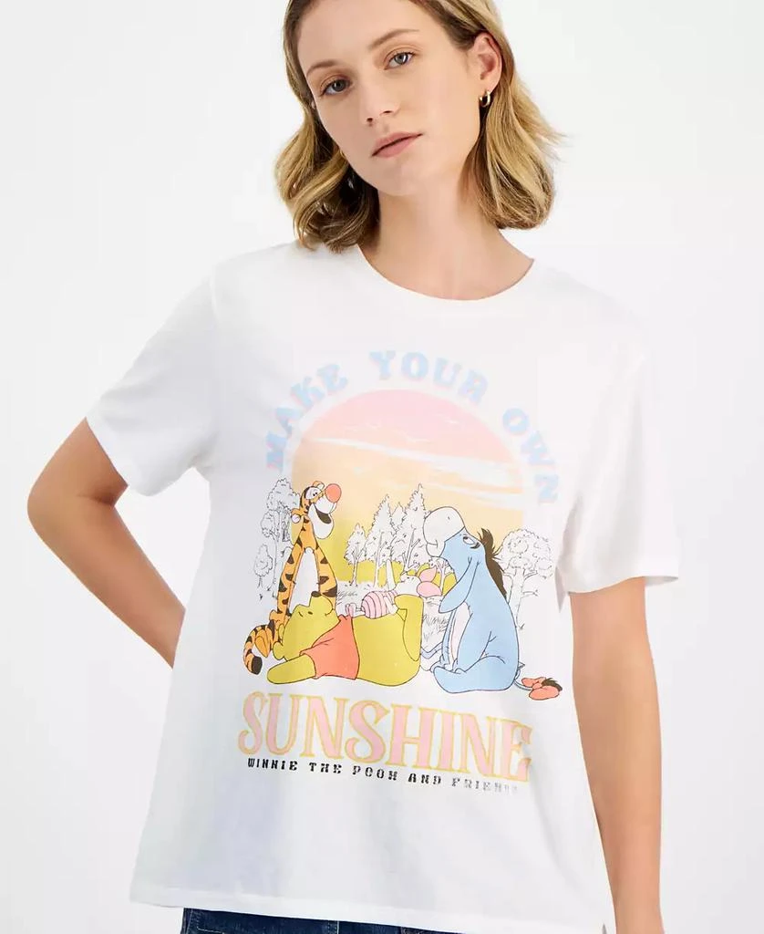 Disney Juniors' Winnie The Pooh Paradise Crewneck T-Shirt 3