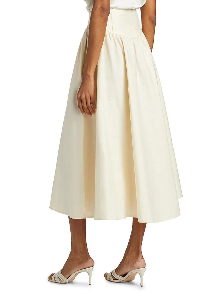 Reformation Polina Cotton Poplin Skirt 5