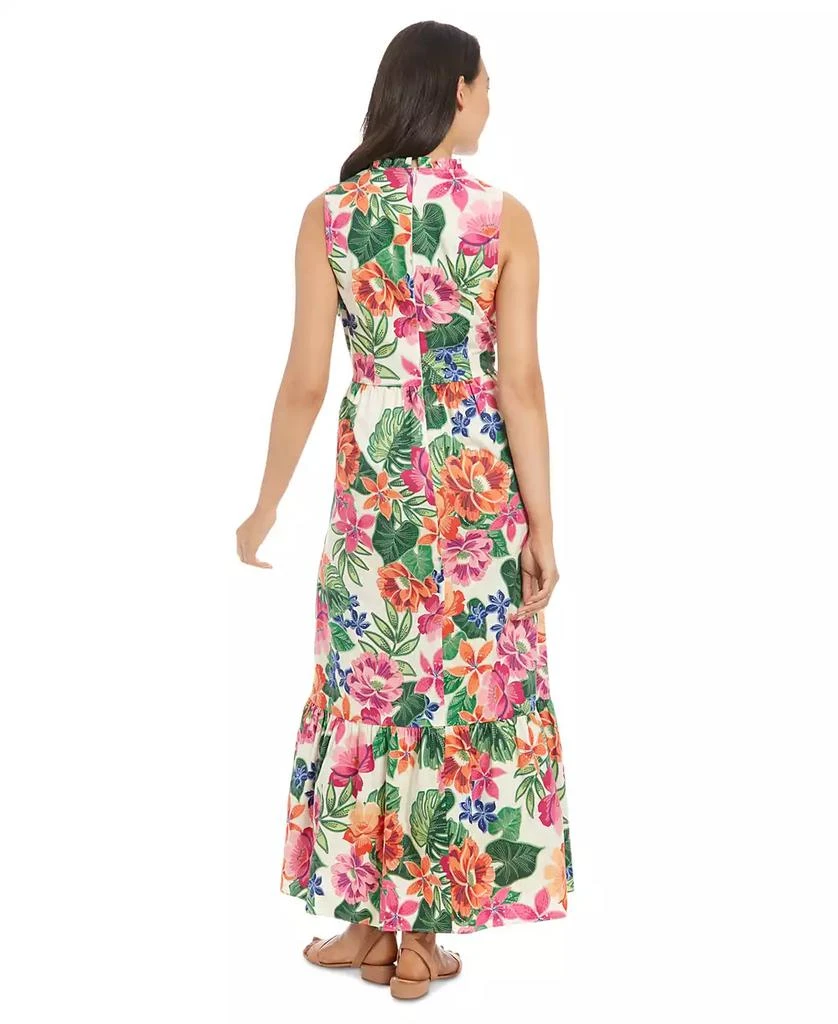 London Times Petite Printed Sleeveless Maxi Dress 5