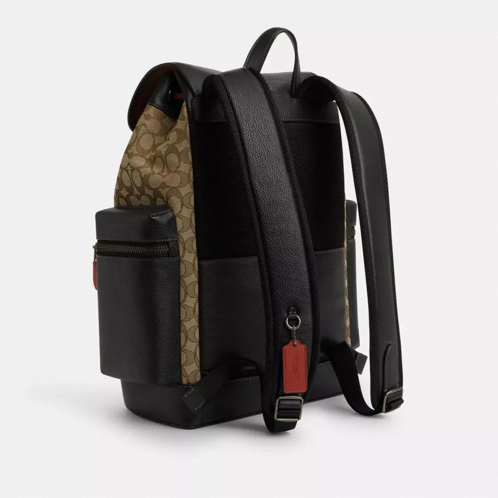 Coach Sprint Backpack In Signature Jacquard 3