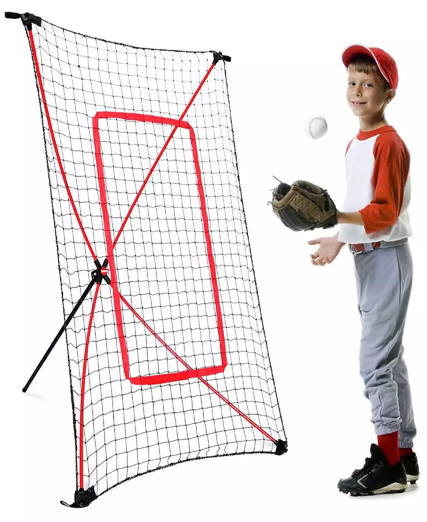 NET PLAYZ Baseball Net, Kids Training Net, Pitch Back, Fielding Practice, Rebound, Throwing Return Exercise, Youth Sport Gifts, Softball Equipment Gear