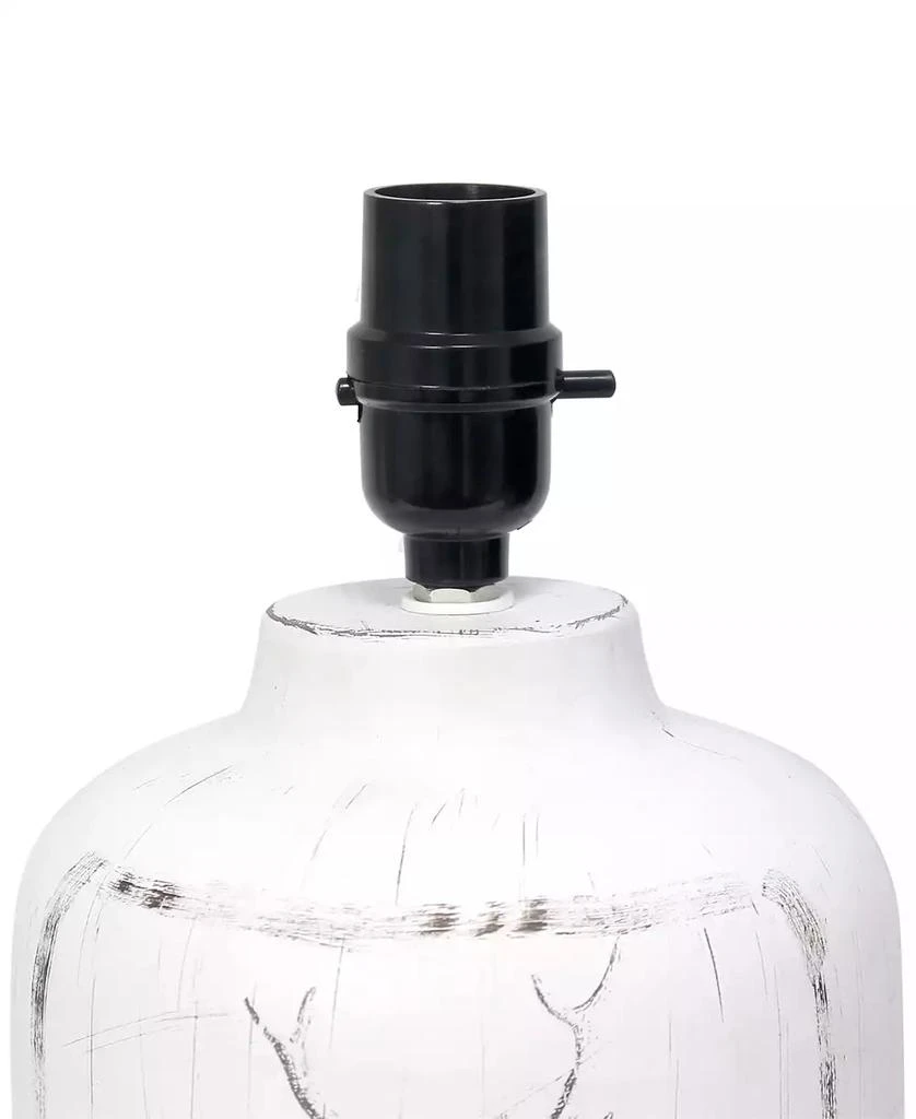 Creekwood Home 17.8" Ceramic Vintage Farmhouse Accent Table Lamp 7