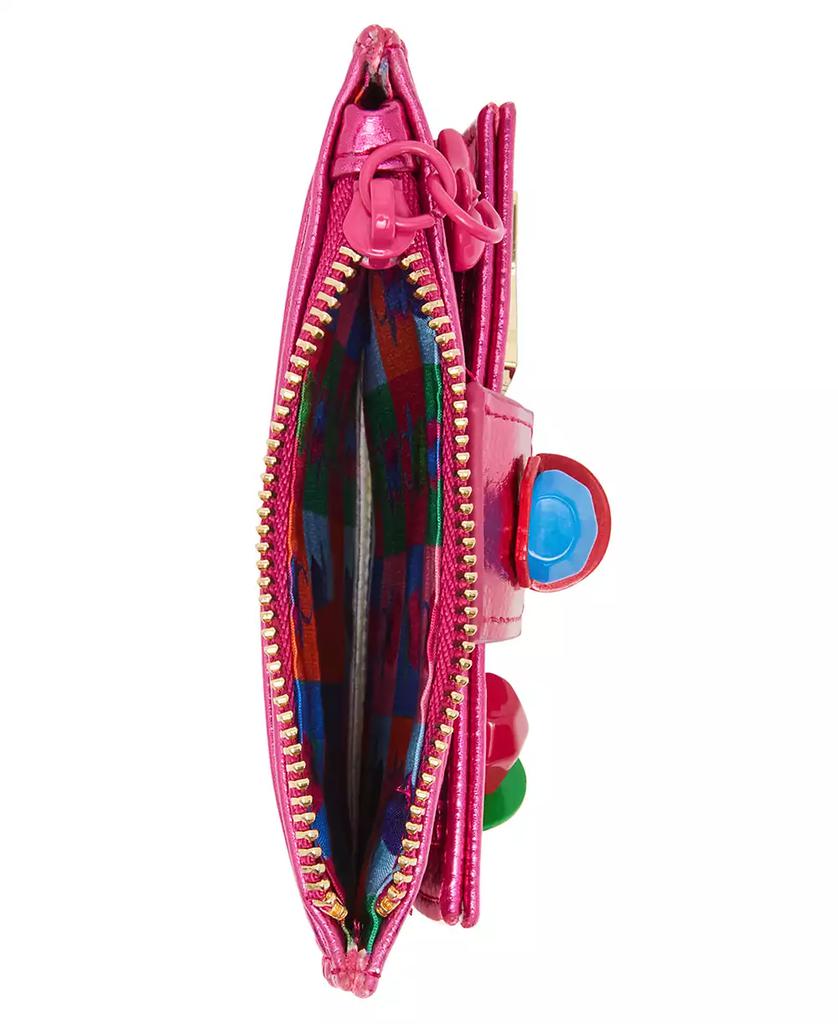 Betsey Johnson Thru Lick Thin Bifold Mini Wallet