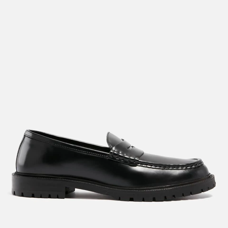 walk-london WALK LONDON MEN'S CAMPUS LEATHER SADDLE LOAFERS 1