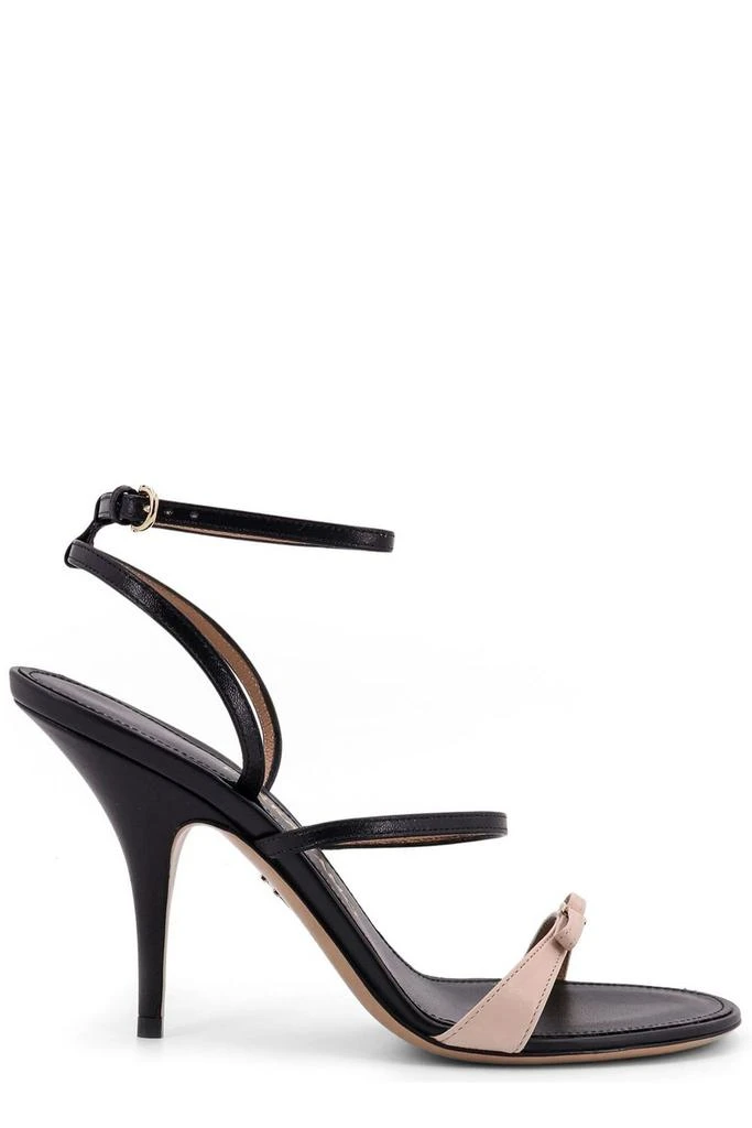 Shop Ferragamo Mini Bow Strappy Sandals on Sale at  display picture 1