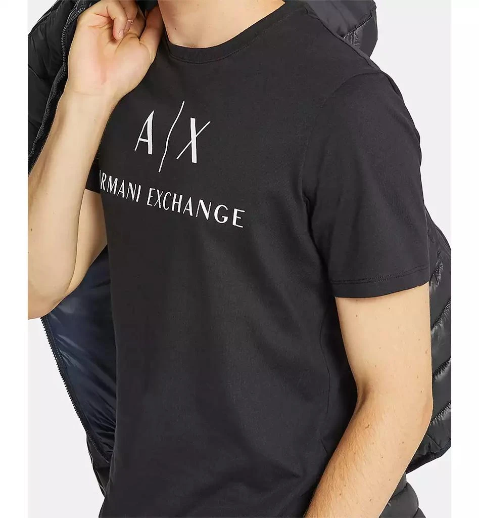 Armani Exchange Men
s Solid Logo T-Shirt 3