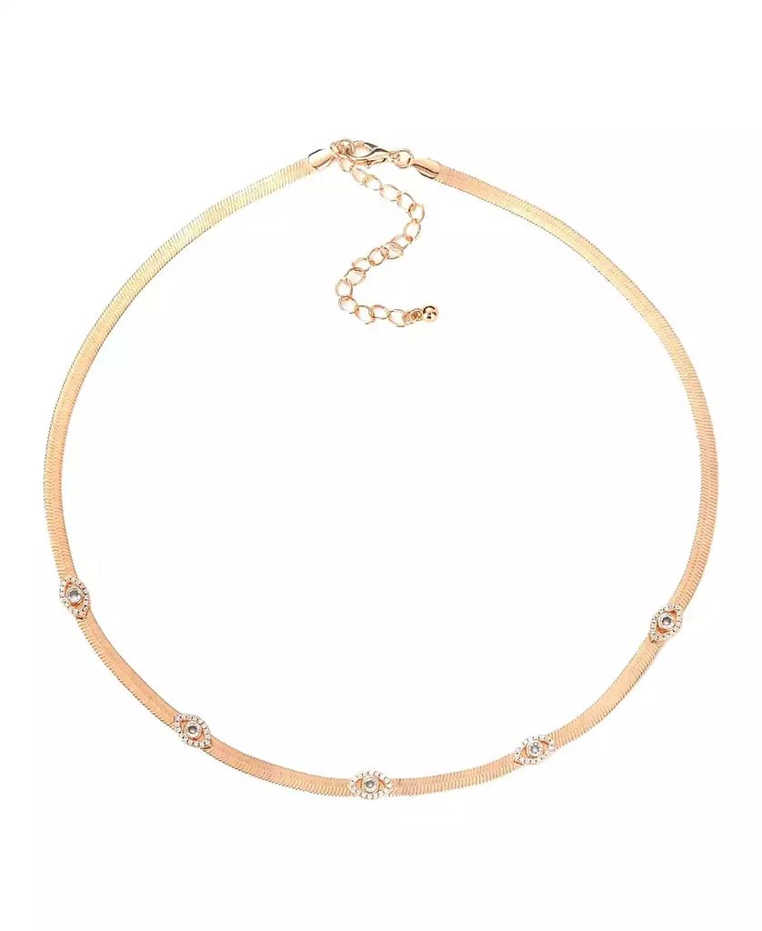 Nicole Miller Gold-Tone Chain Necklace with Rhinestones 1