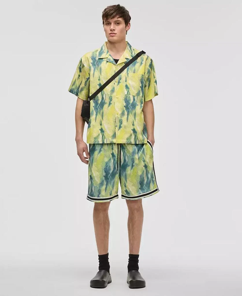 Mode of One Men's Aura Relaxed-Fit Printed Button-Down Camp Shirt, Exclusively at Macy's 3
