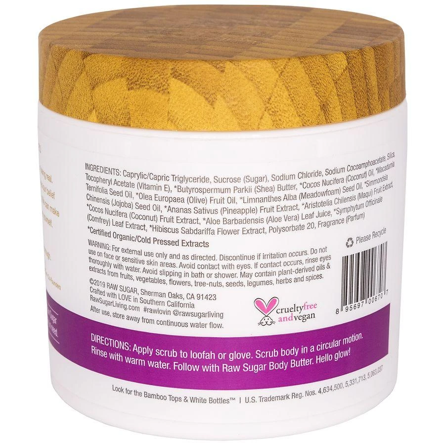 Raw Sugar Sugar Scrub Pineapple Maqui Berry + Coconut 2